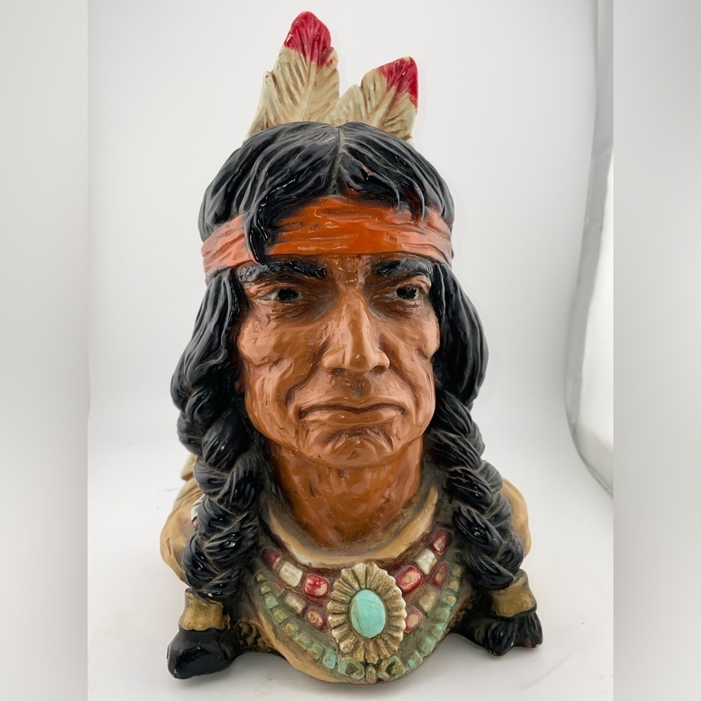 1960’s Universal Statuary Corp. Native American Chief Bust